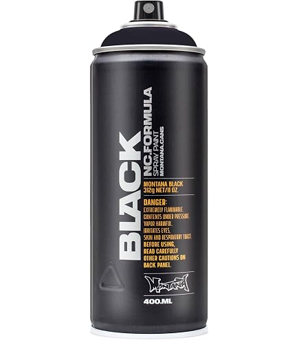 MONTANA SHEONE BLACK スプレー缶 2008 Amazon.com: Montana Cans Montana BLACK 400ml Color, Slate Spray